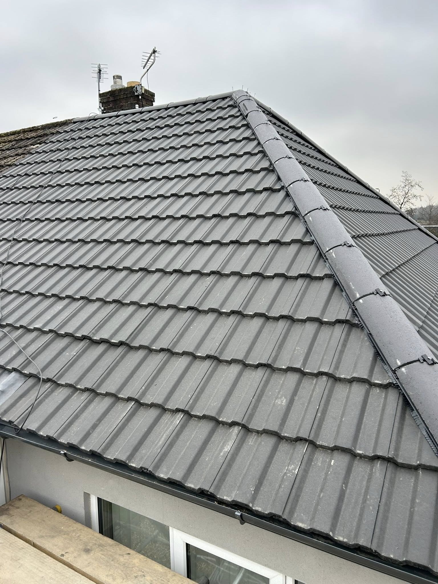 Semi-Detached Full Re-Roof — after