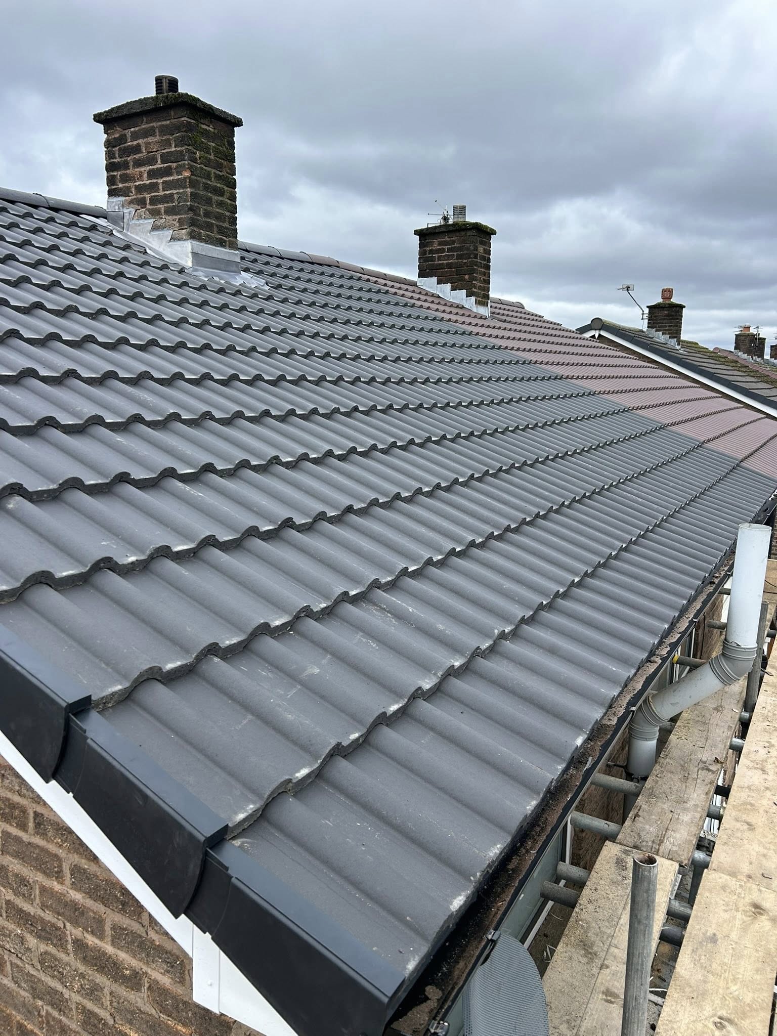Semi-Detached Full Re-Roof — after